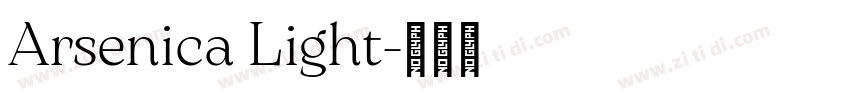 Arsenica Light字体转换